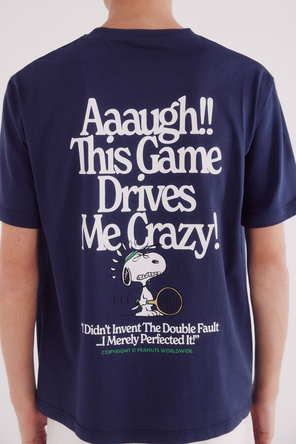 Springfield Camiseta Snoopy Racquet Club azulado