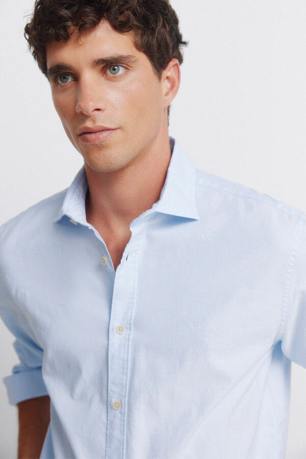 Springfield Camisa oxford ligero azul indigo