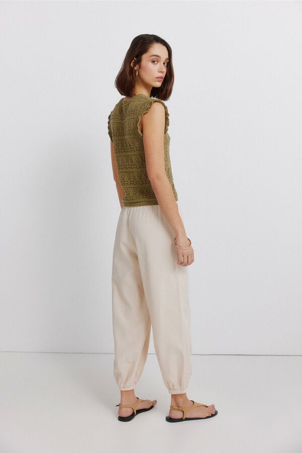 Springfield Pantalones jogger beige