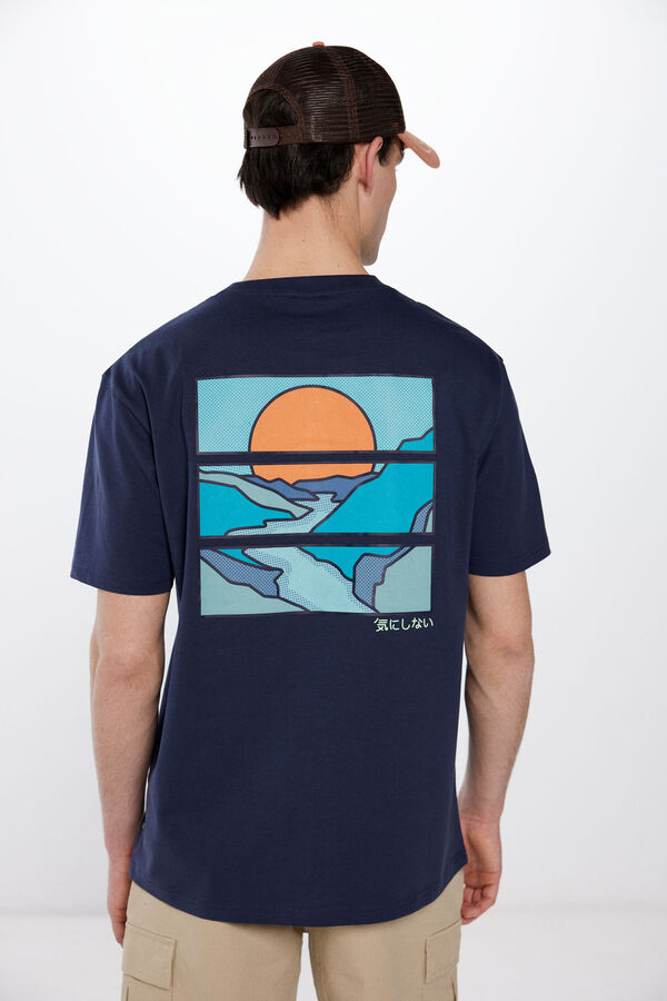 Springfield Playera sunset azul