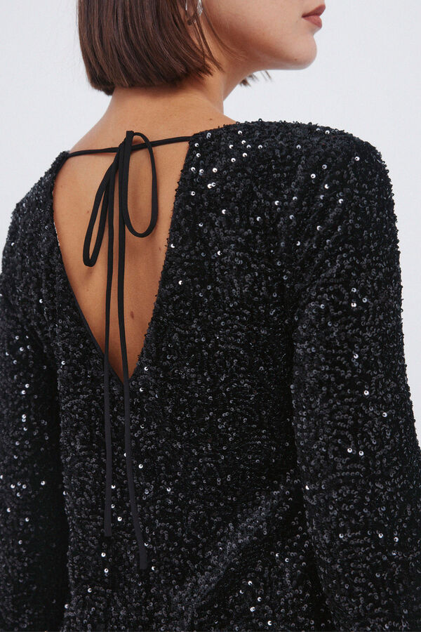 Springfield Vestido corto negro