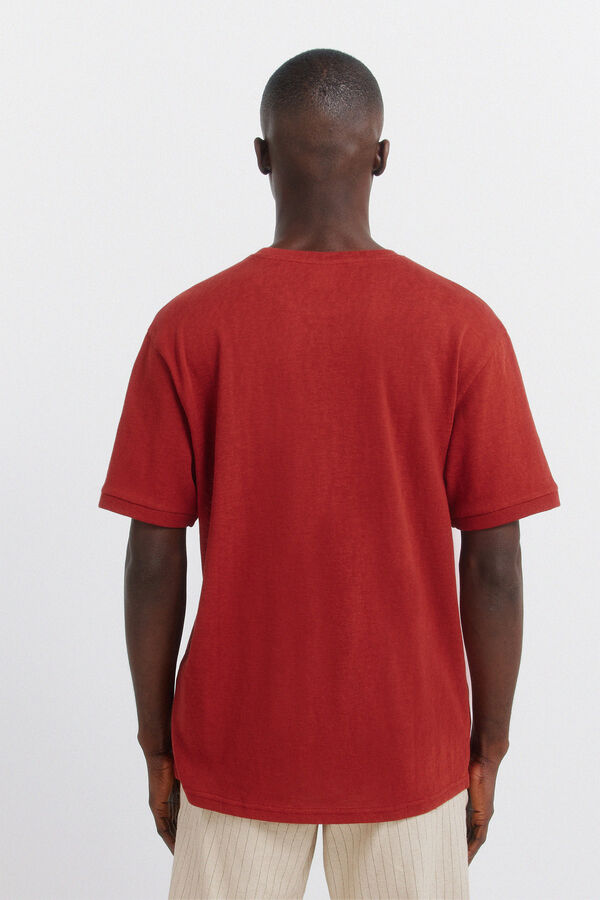 Springfield Playera r&uacute;stica rojo