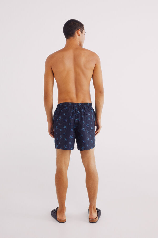 Springfield Bañador estampado estrellas azul