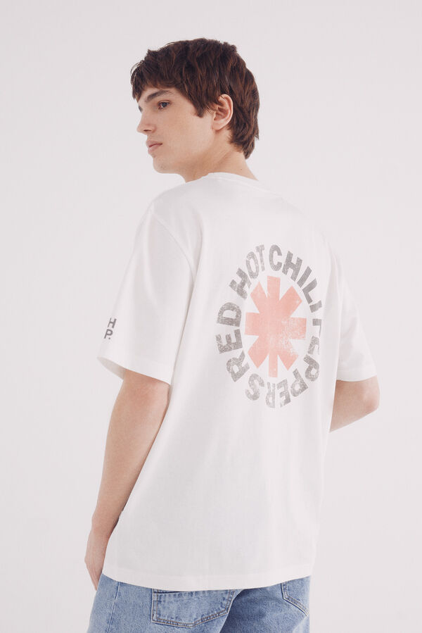 Springfield Playera Red Hot Chili Peppers marfil