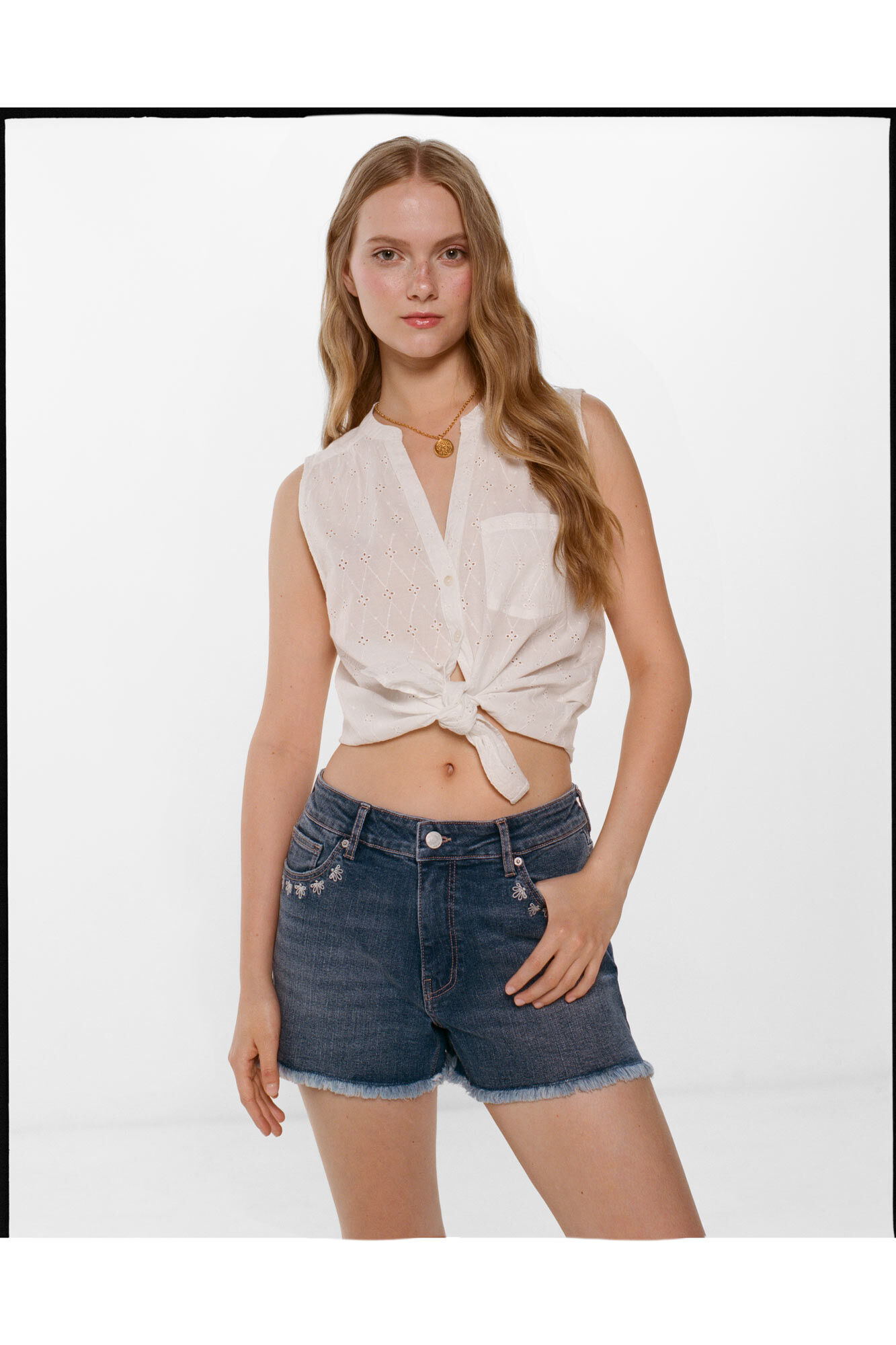 Pantalon corto mujer springfield 2025