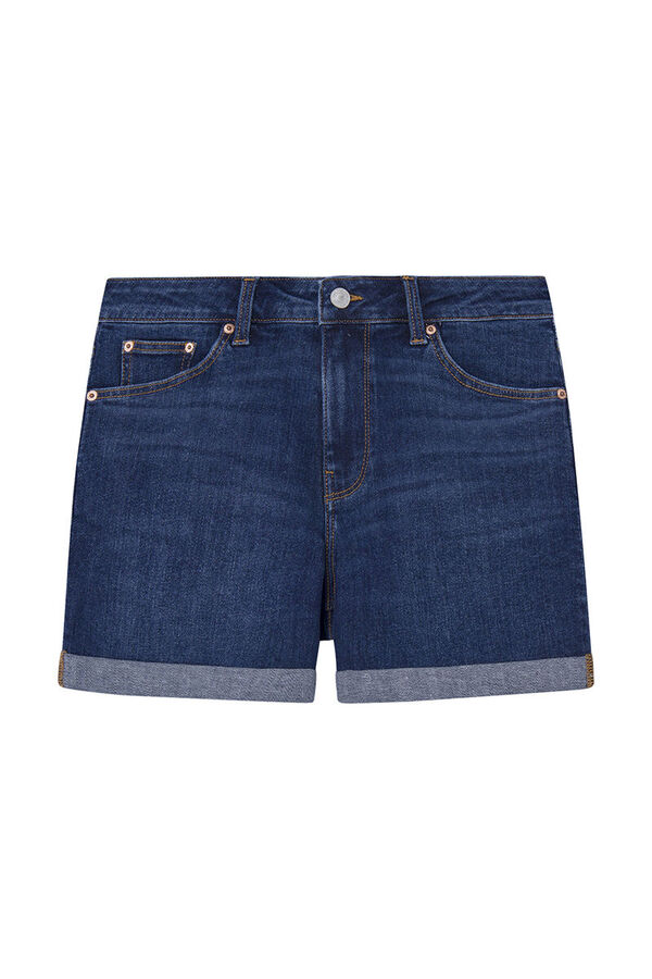 Springfield Short jean básico azul medio