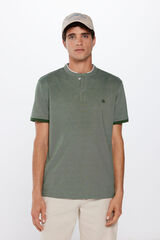 Springfield Polo slim cuello mao verde