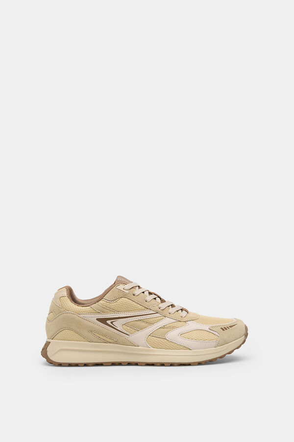 Springfield Zapatilla deporvia piel running  café