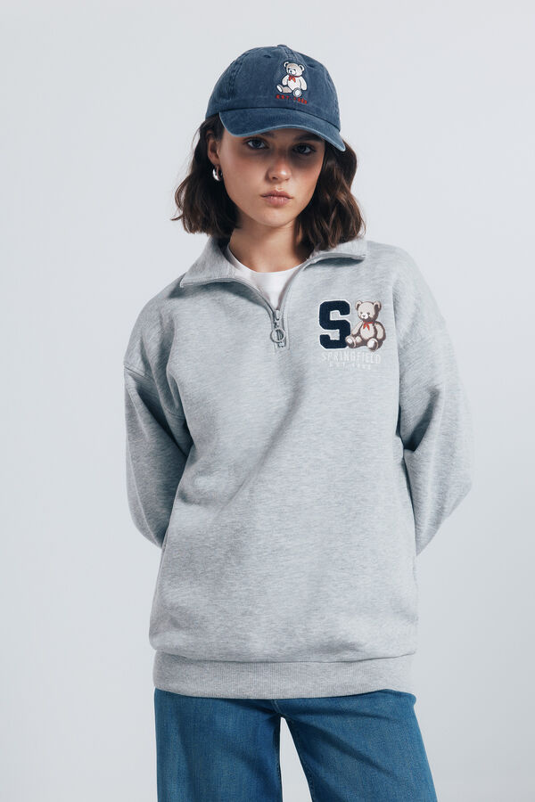 Springfield Sudadera "Springfield" oso gris