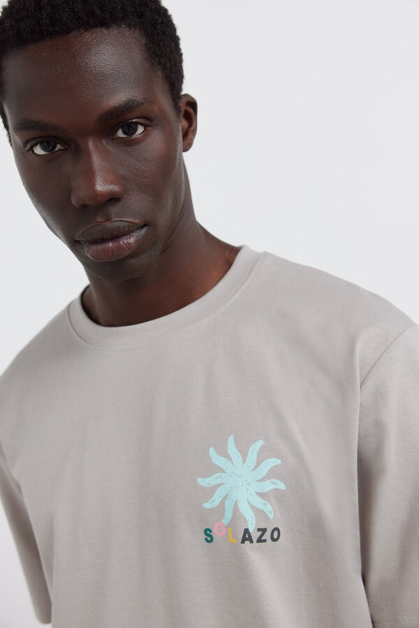 Springfield Playera solazo gris