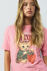 High Spirits Camiseta Relaxing rosa