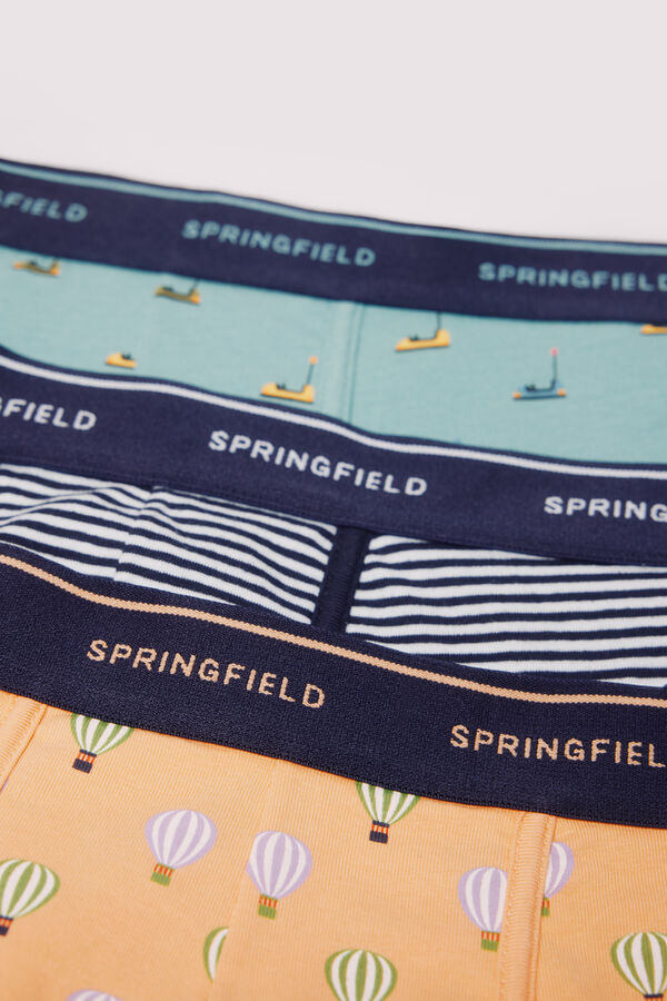 Springfield Pack 3 bóxeres feria verde