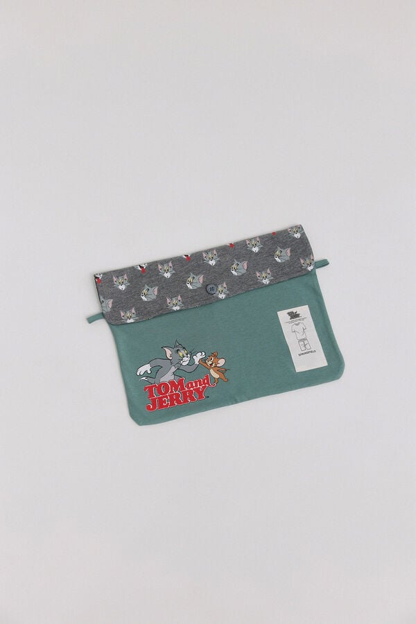 Springfield Pijama corta Tom & Jerry verde