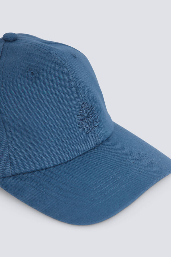 Springfield Gorra b&aacute;sica con logo en relieve Springfield azul tinta
