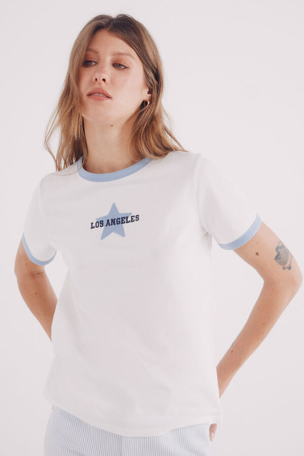 Springfield Playera "Los Ángeles" estampado