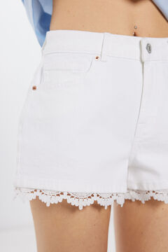 Springfield Short denim lace natural