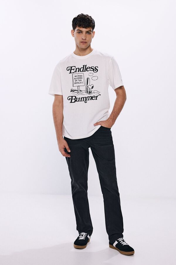 Springfield Playera Snoopy marfil