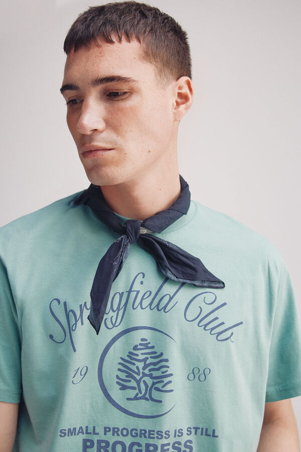 Springfield Playera árbol progress verde