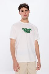 Springfield Playera Green Day marfil