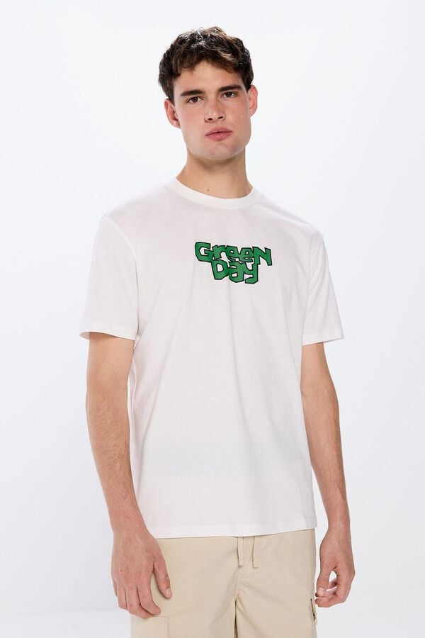 Springfield Playera Green Day marfil
