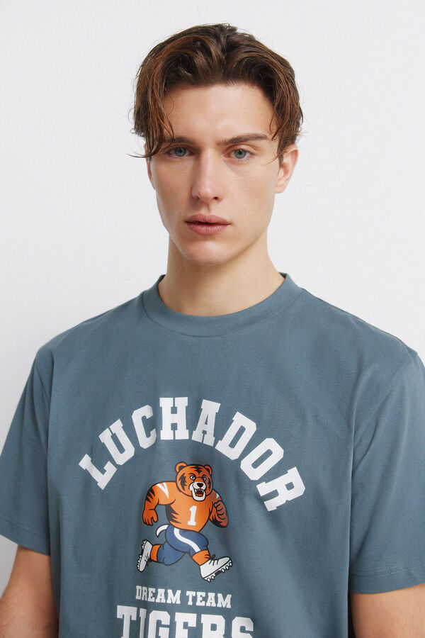 Springfield Playera de tirantes azul