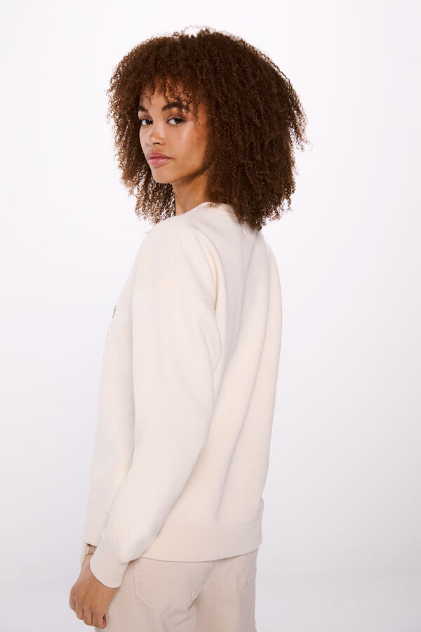 Springfield Sudadera "Slow sundays" beige