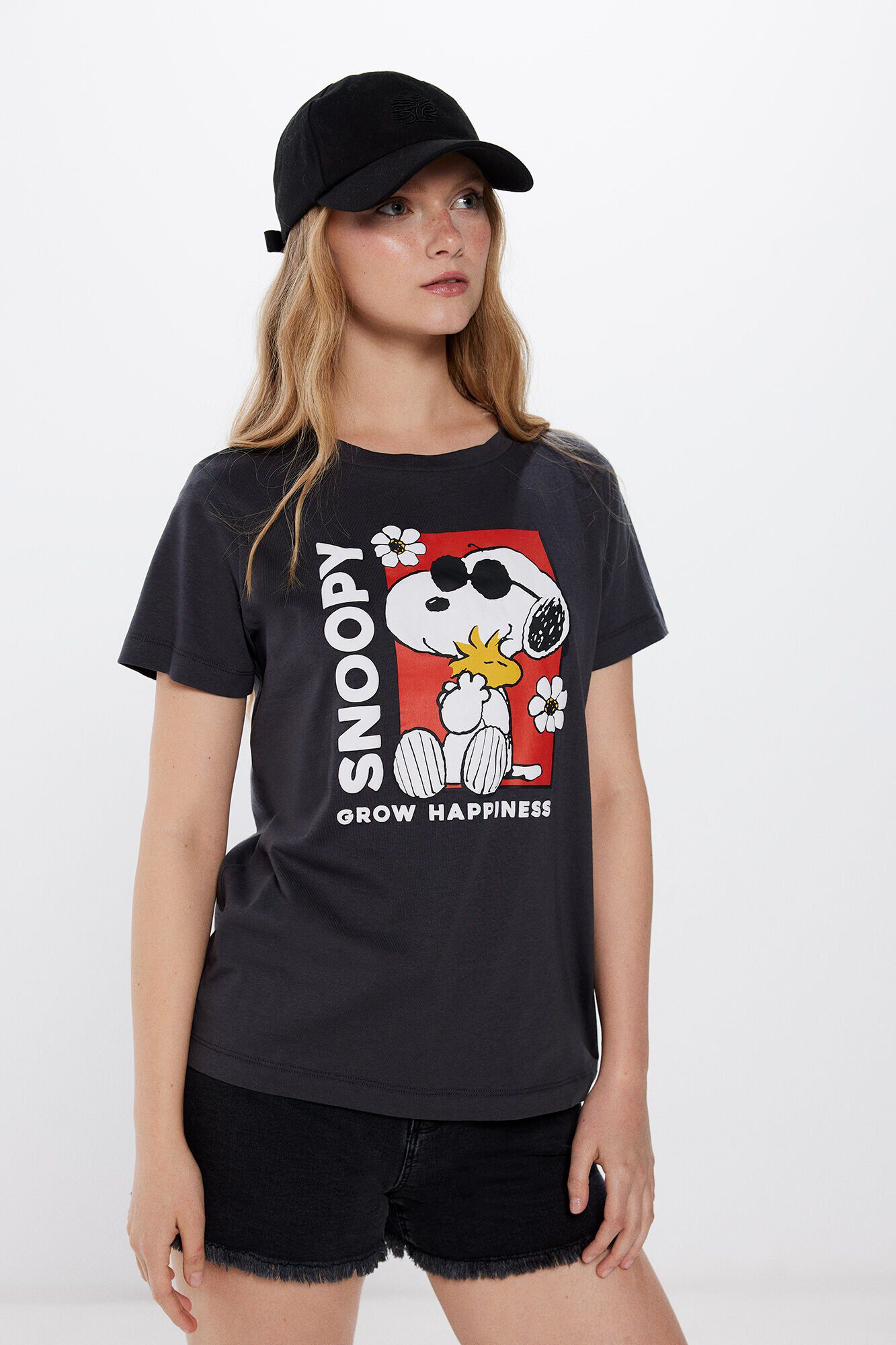 Playera Snoopy Playeras de mujer WomenSecret MX