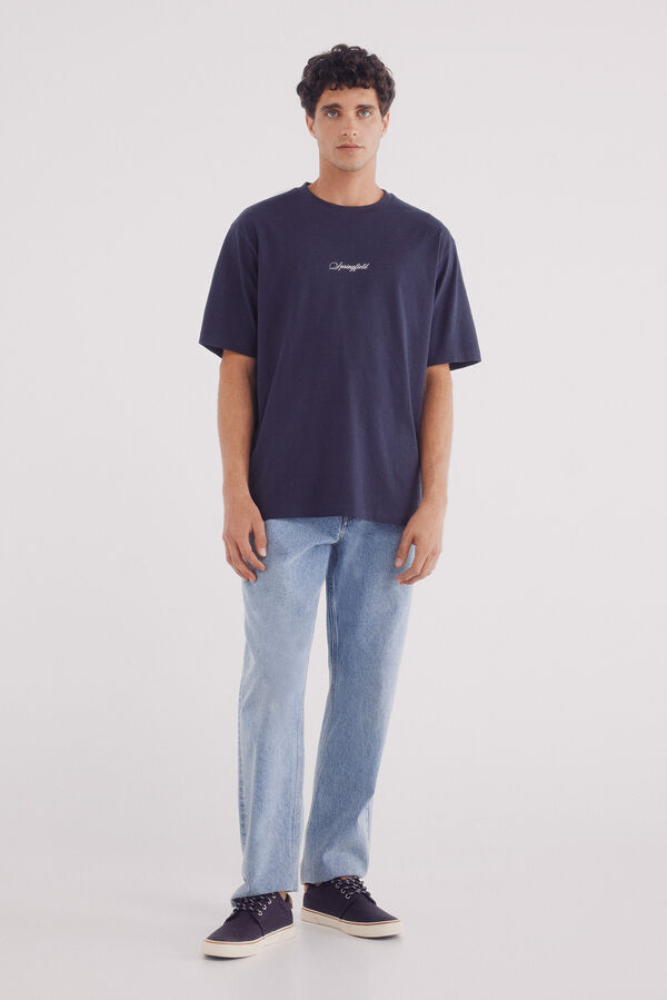 Springfield Playera Springfield life is good azul