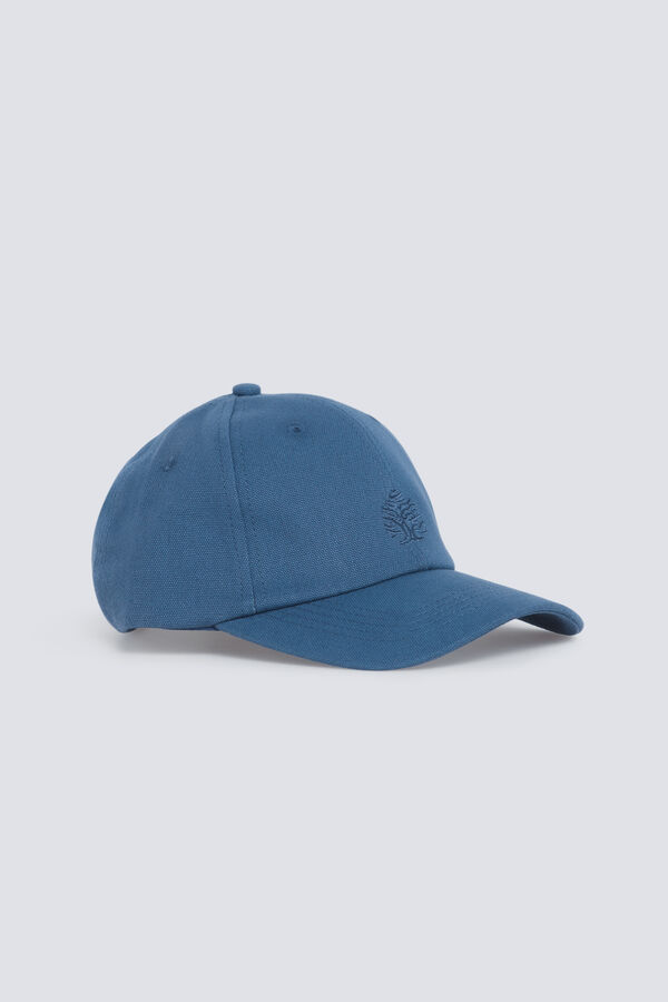 Springfield Gorra b&aacute;sica con logo en relieve Springfield azul tinta