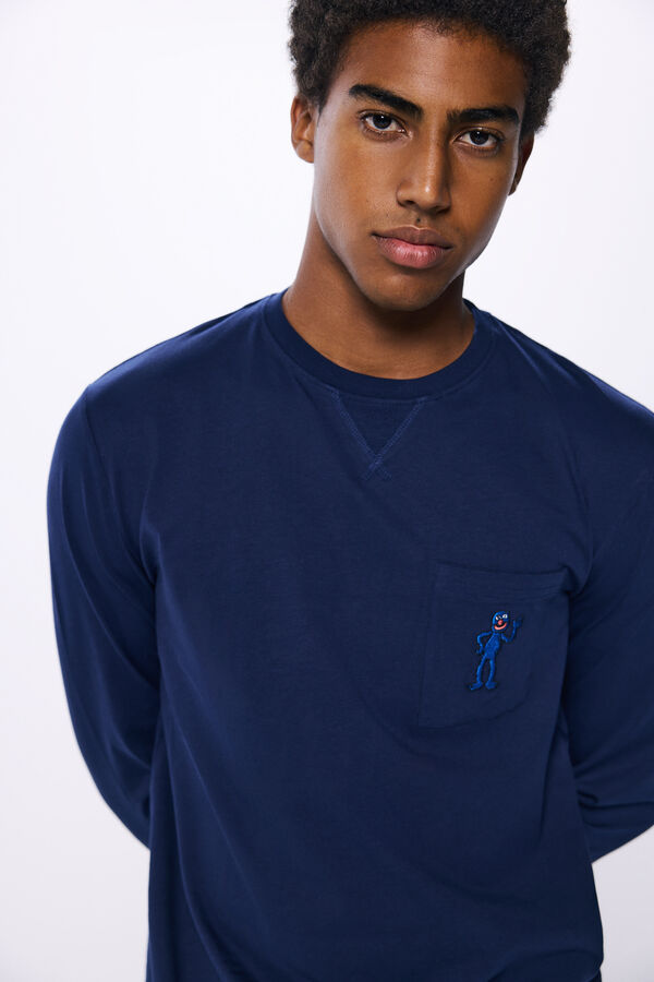 Springfield Pijama largo azulado