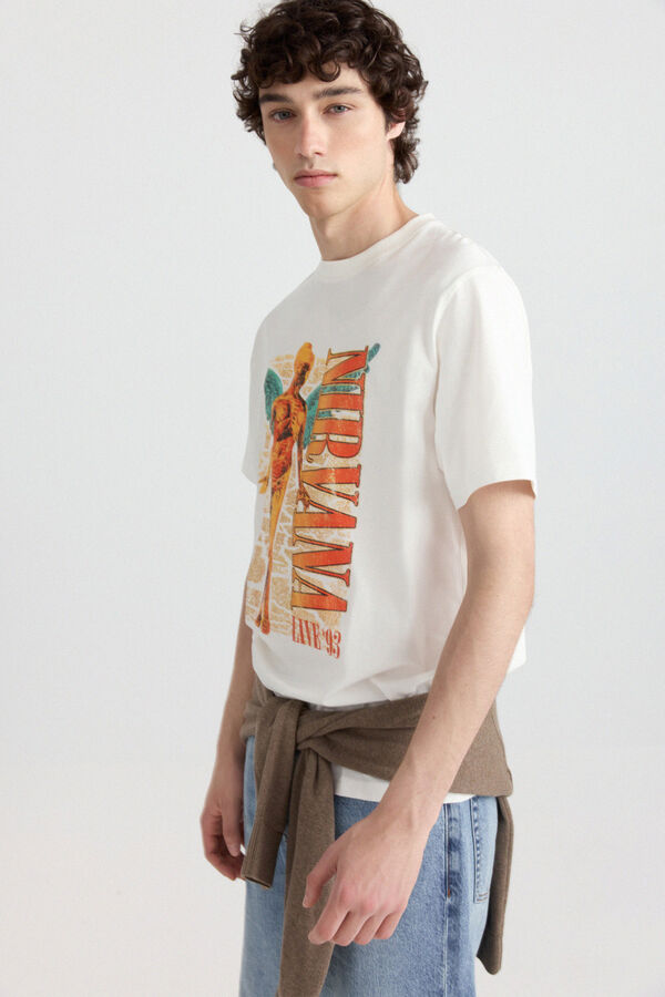 Springfield Playera Nirvana Life 93 marfil