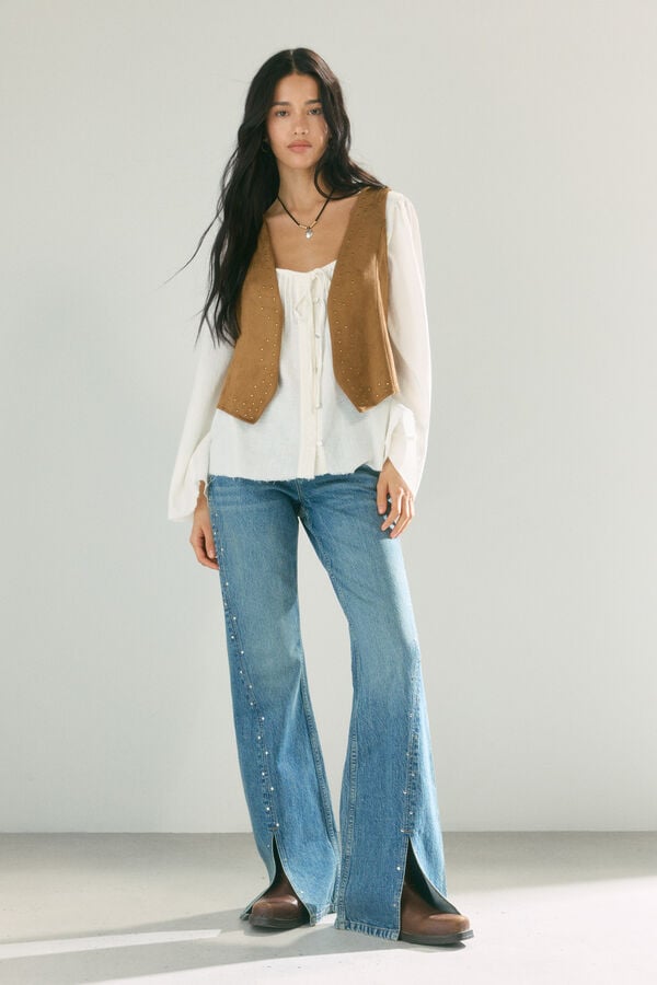 High Spirits Sienna Vest caf&eacute;