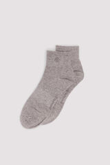 Springfield Calcetín deportivo tobillero rib gris