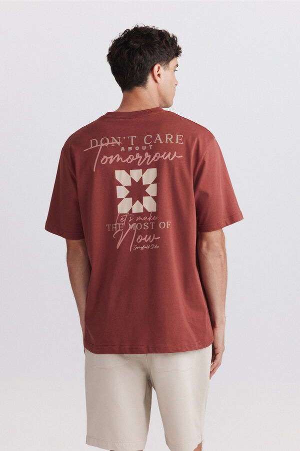 Springfield Playera tomorrow naranja