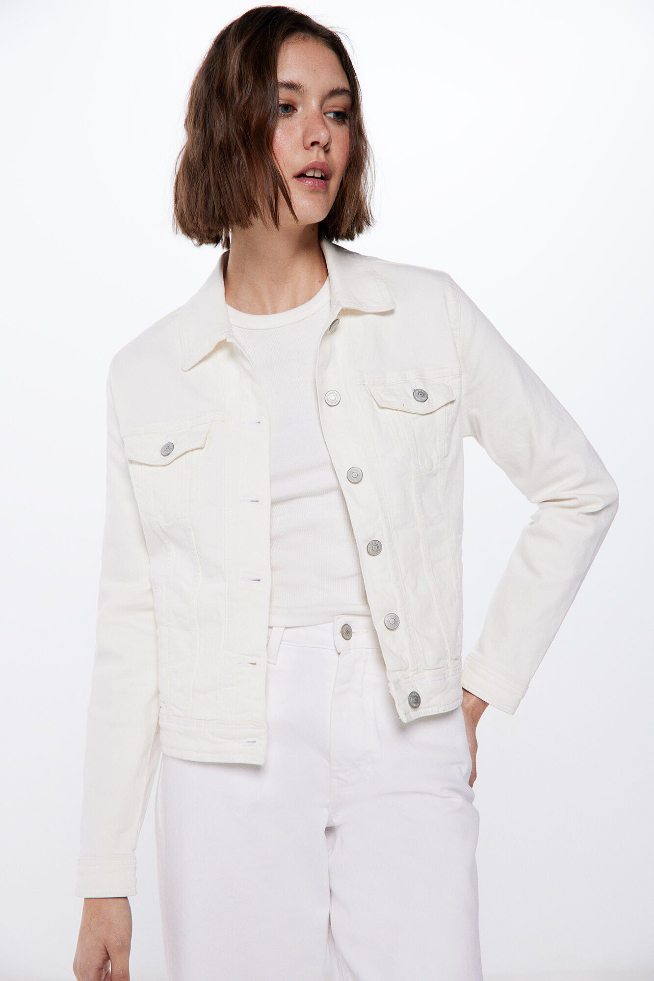 Chamarra denim color Chamarras de mujer WomenSecret MX