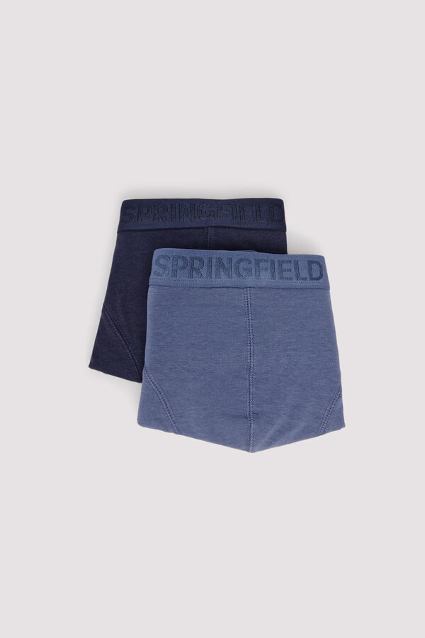Springfield Pack 2 boxers bamboo azul