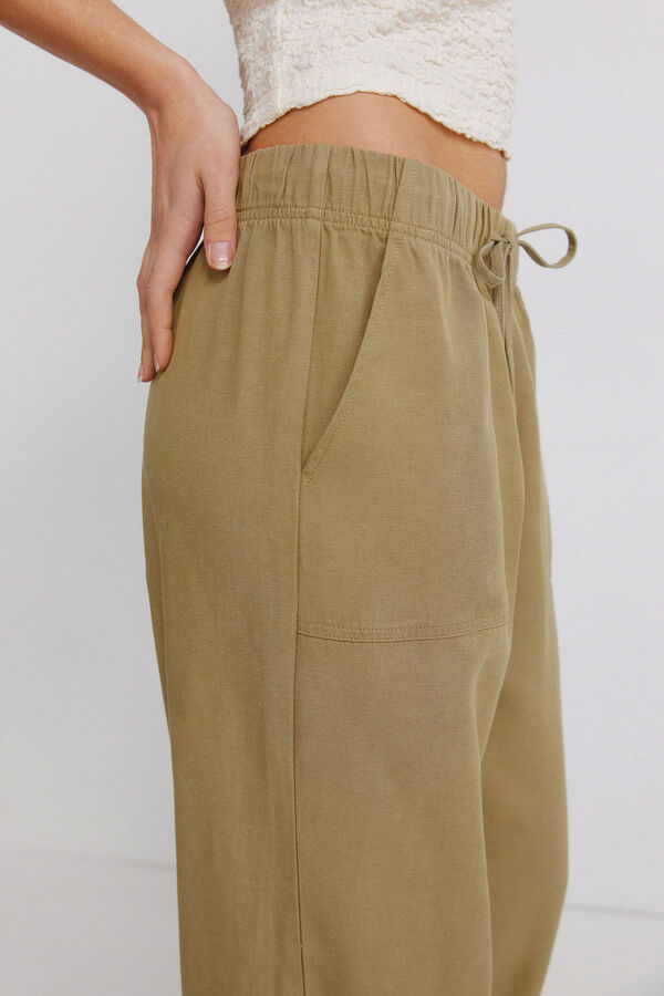 Springfield Pantalones jogger kaki