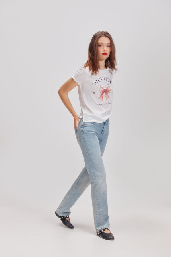 Springfield Playera gráfica estampado