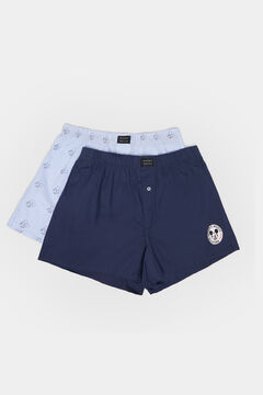 Springfield Pack 2 calzoncillos tela Mickey Mouse™ azul oscuro
