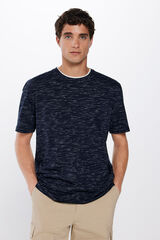 Springfield Playera doble textura marino