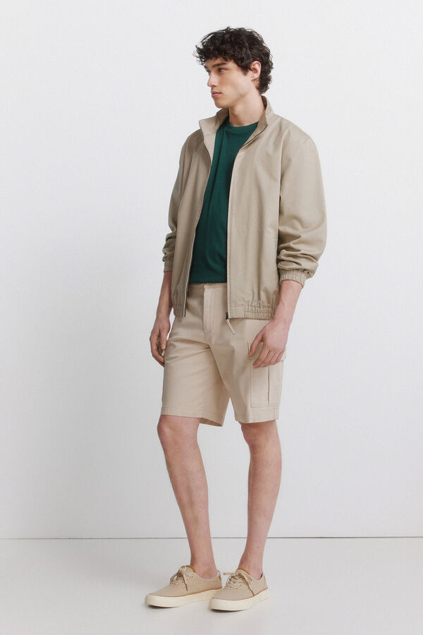 Springfield Camiseta b&aacute;sica logo Springfield verde