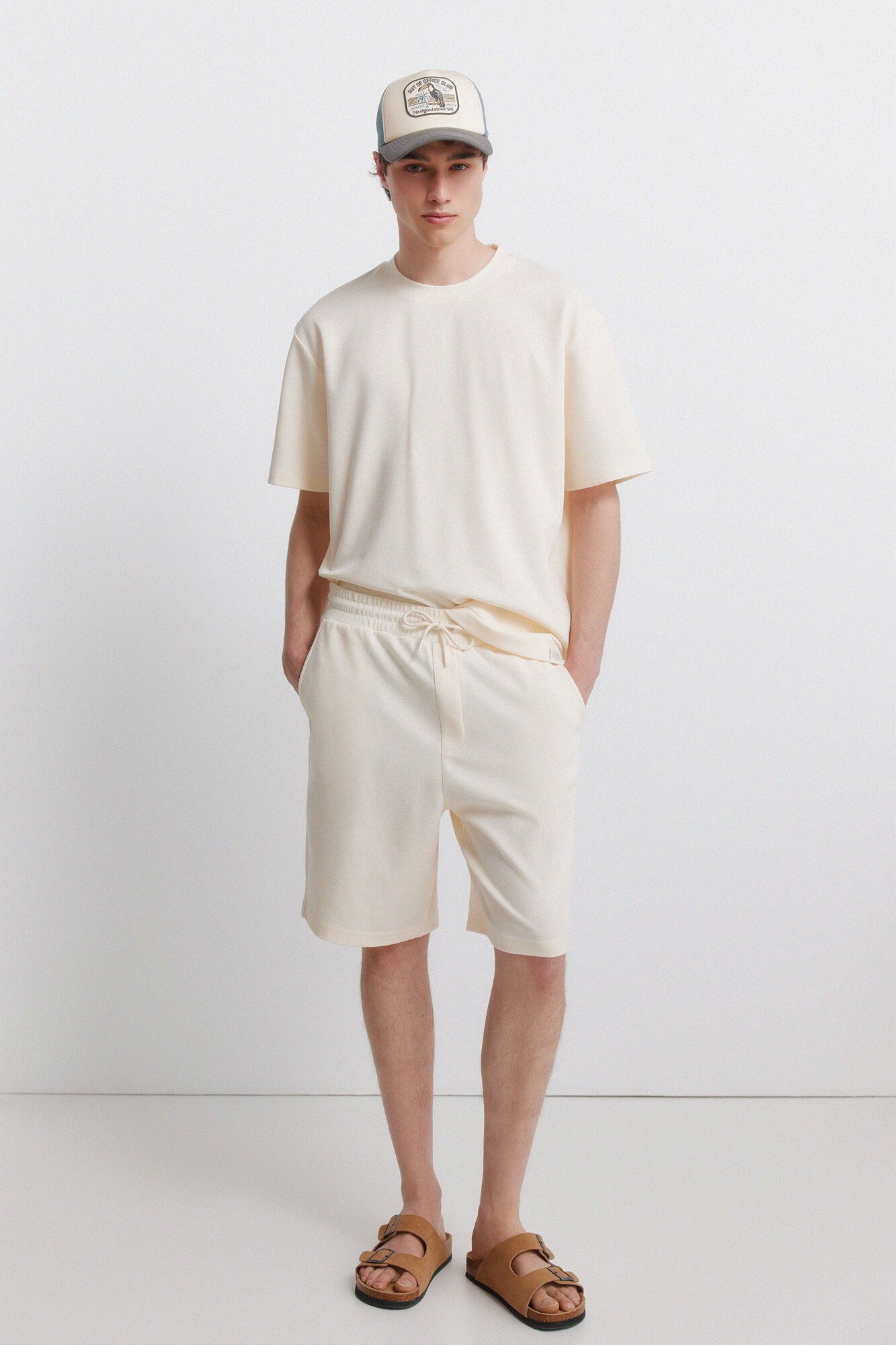 Springfield Bermudas de tela waffle