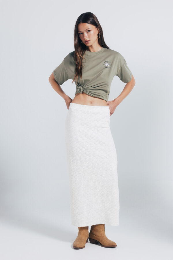 Springfield Playera gr&aacute;fica western kaki