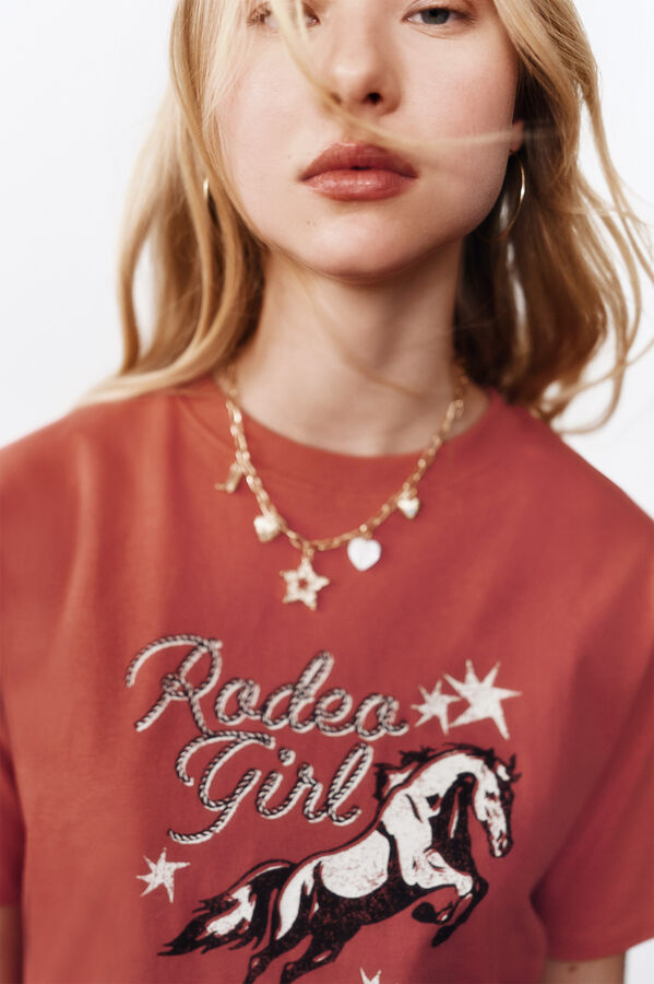 Springfield Playera "Rodeo" rojo