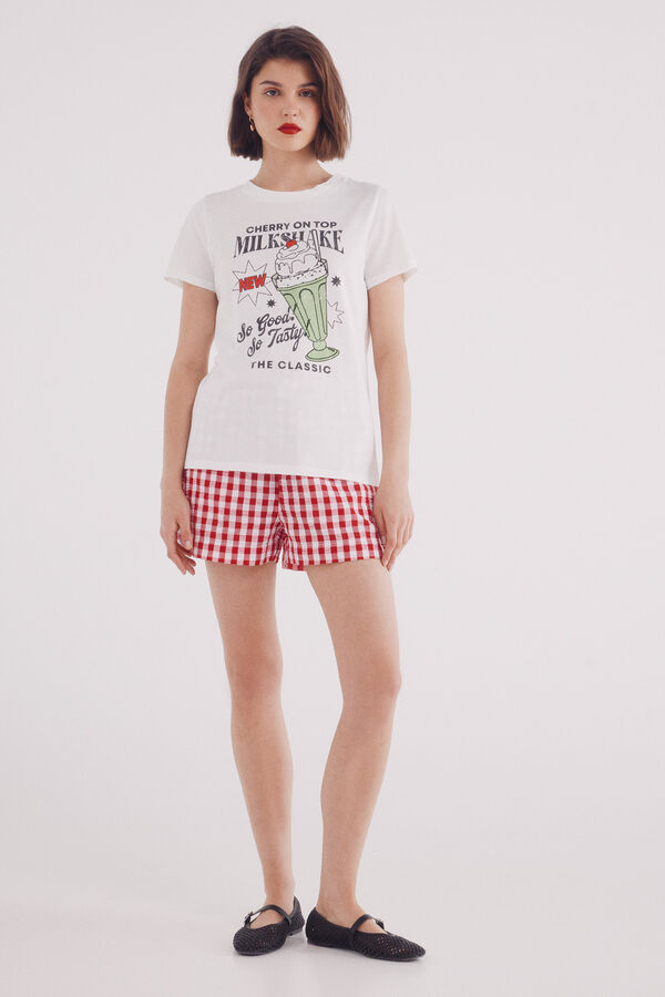 Springfield Playera "Cherry love" estampado