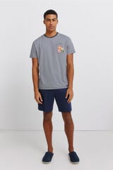 Springfield Pijama corta Garfield azulado