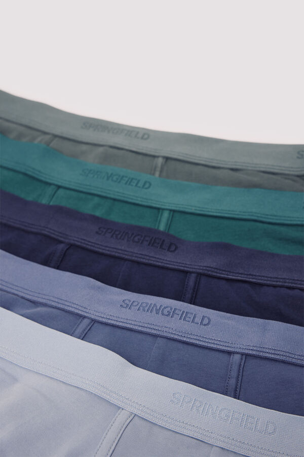 Springfield Pack 5 bóxeres azul