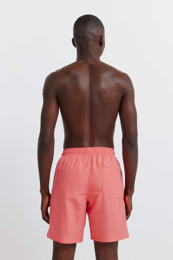Springfield Traje de ba&ntilde;o liso largo coral