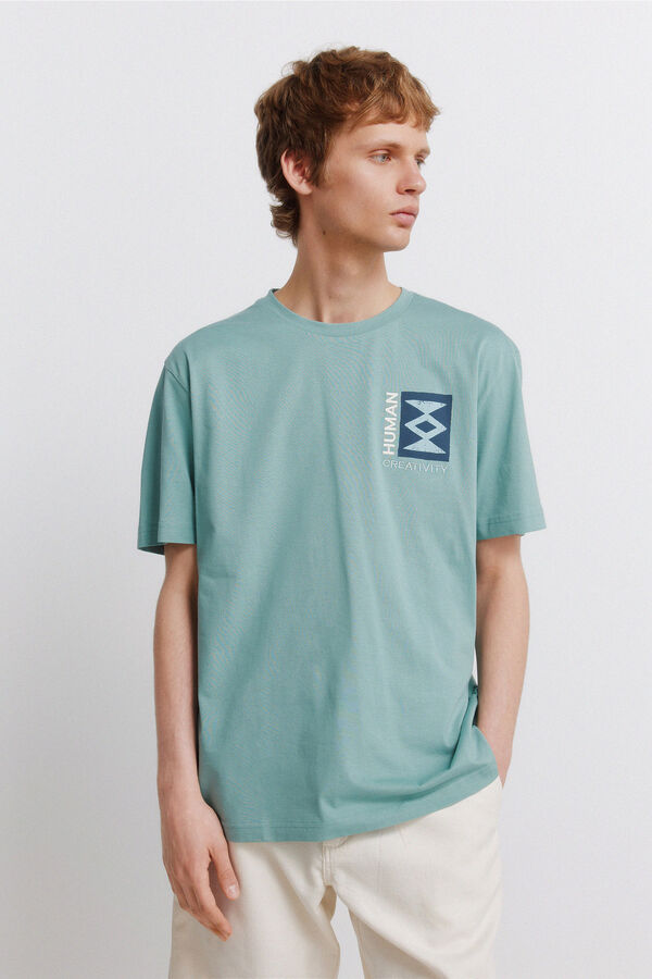 Springfield Playera human creativity turquesa