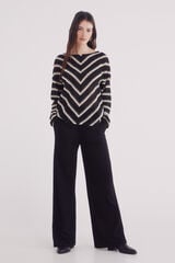 Springfield Pantalón jogger estructura negro